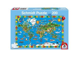 4001504561185 - Schmidt Puzzle 200 - Deine bunte Erde (Kinderpuzzle)