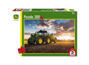 4001504561451 - Schmidt Puzzle 200 - John Deere Traktor 6150R mit Güllefass (Kinderpuzzle)