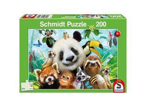 4001504563592 - Schmidt Puzzle 200 - Einfach tierisch! (Kinderpuzzle)