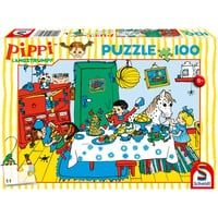 4001504564476 - 100tlg Puzzle Kaffeekränzchen mit Pippi - ab 6 Jahren