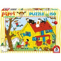 4001504564483 - 150tlg Puzzle Pippi und die Villa - ab 7 Jahren