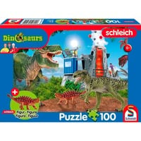 4001504564629 - Dinosaurs Dinosaurier der Urzeit 100 Teile mit Add-on (eine Original Figur Saichania mini)