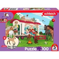 4001504564636 - Horse Club Hannoveraner Fohlen Falbe (AT) 100 Teile mit Add-on (eine Original Figur)