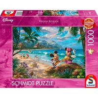 4001504575281 - Thomas Kinkade Studios Disney Dreams Collection - Minnie & Mickey in Hawaii Puzzle