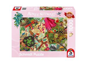 4001504575809 - 1000tlg Puzzle Aufgetischt Alles für den Garten - ab 12 Jahren