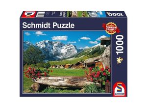 4001504583682 - Puzzle Blick ins Bergidyll 1000 Teile