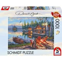 4001504585303 - Darrell Bush Seeufer am Loon Lake New York Puzzle
