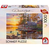 4001504585327 - Darrell Bush Bootshaus mit Kanus Puzzle