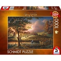 4001504585440 - Terry Redlin Sonnengold über reifen Feldern Puzzle