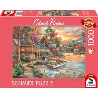 4001504585532 - Chuck Pinson Ufer im Abendgold Puzzle