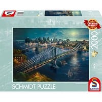 4001504587826 - Thomas Kinkade Studios Mond über Manhatten Puzzle