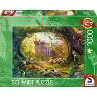 4001504588786 - Märchenschloss und Waldzauber Puzzle