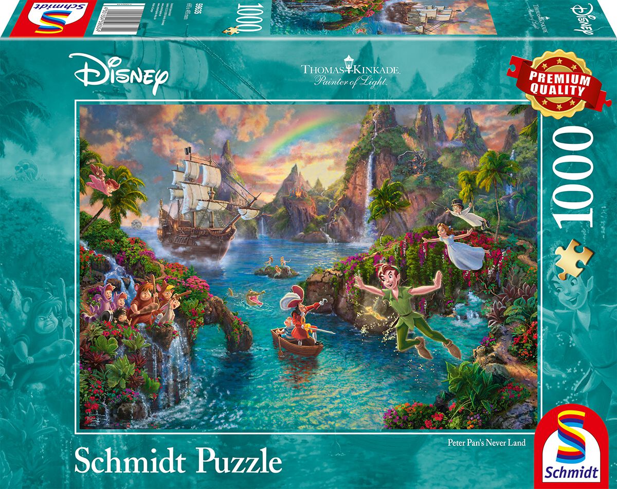 4001504596354 - Disney Thomas Kinkade Peter Pan Puzzle 1000 Teile 400150459635