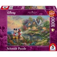 4001504596392 - Thomas Kinkade Painter of Light - Disney Sweethearts Mickey & Minnie Puzzle