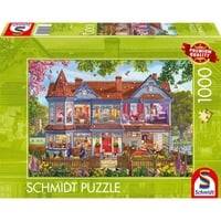 4001504597092 - Haus im Frühling Puzzle