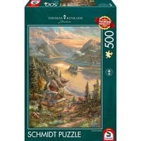 4001504597108 - Thomas Kinkade Studios Pracht am Seeufer Puzzle