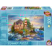 4001504597160 - Leuchtturm am Felsen Puzzle