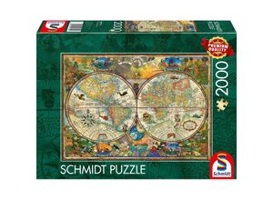 4001504597412 - Schmidt Puzzle 2000 - Gestalten der Erde