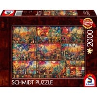 4001504597450 - Genussvolle Auszeit auf Reisen mit Büchern und Wein Puzzle