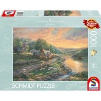 4001504597740 - Thomas Kinkade Studios Tagesanbruch im Emerald Valley Puzzle