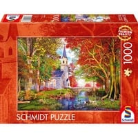 4001504597887 - Kapelle im Herbstzauber Puzzle