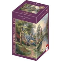 4001504598006 - Holzpuzzle Thomas Kinkade Studios Dorf am See