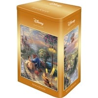 4001504599263 - Thomas Kinkade Studios Disney - Beauty and the Beast in der Nostalgie Metalldose Puzzle