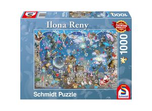 4001504599478 - Schmidt Puzzle 1000 - Blauer Nachthimmel (Puzzle)