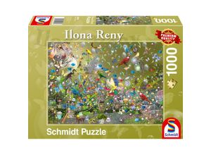 4001504599485 - Schmidt Puzzle 1000 - Im Dschungel der Papageien (Puzzle)