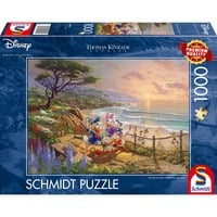 4001504599515 - Puzzle - Thomas Kinkade Disney - Donald & Daisy A Duck Day Afternoon (1000 pieces) Boden