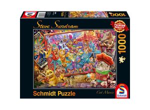 4001504599799 - Schmidt Puzzle 1000 - Katzenmanie (Puzzle)