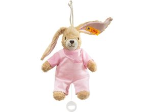 4001505237584 - Spieluhr STEIFF Hoppel Hase rosa 20 cm rosa Spieluhren KinderH20cm Baumwolle H20cm