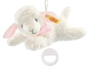 4001505239649 - Spieluhr STEIFF Träum-süß-Lamm Spieluhr rosa (weiß rosa) Spieluhren KinderL25cm Plüsch L25cm