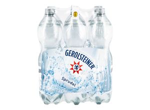 4001513204899 - Gerolsteiner Mineralwasser Sprudel 15 Liter 6er Pack - Inhalt 2 Flaschen