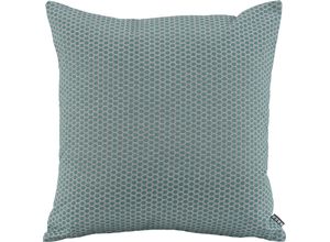 4001537044815 - Dekokissen HOCK Miss Dots Kissen Dekokissen_Sitzkissen_Kissenhüllen Gr B L 50 cm x 50 cm 1 St blau (petrol gepunktet) Dekokissen gemustert mit Punkten Kissenhülle Füllung 1 Stück