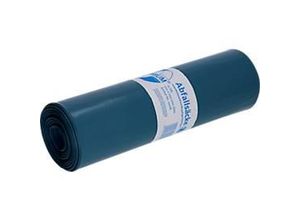 4001553100168 - Abfallsäcke PREMIUM® Volumen 120 l reißfest Stärke 80 µm ohne Zugband L 1100 x B 700 mm Recycling-LDPE blau 250 Stück