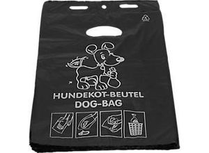 4001553558259 - Hundekotbeutel 28 Liter HDPE mit Positionsdruck B 200 x L 330 mm schwarz 2000 Stück