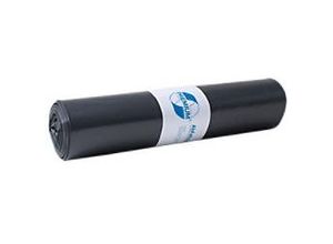 4001553710435 - DEISS LDPE Premium Mittlere Belastung Müllsäcke 120 L Schwarz HDPE (Hochdichtes Polyethylen) 60-37 Mikron 25 Stück