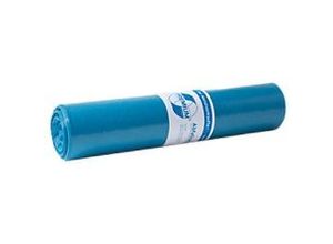 4001553710466 - DEISS PREMIUM Abfallsack 70 Liter blau 1058 g  Rolle Typ 60 Müllsack aus 100% Recycling-Hochdruck-Polyethylen Maße (B x L) 575 x 1000 mm 1 Rolle = 25 Säcke