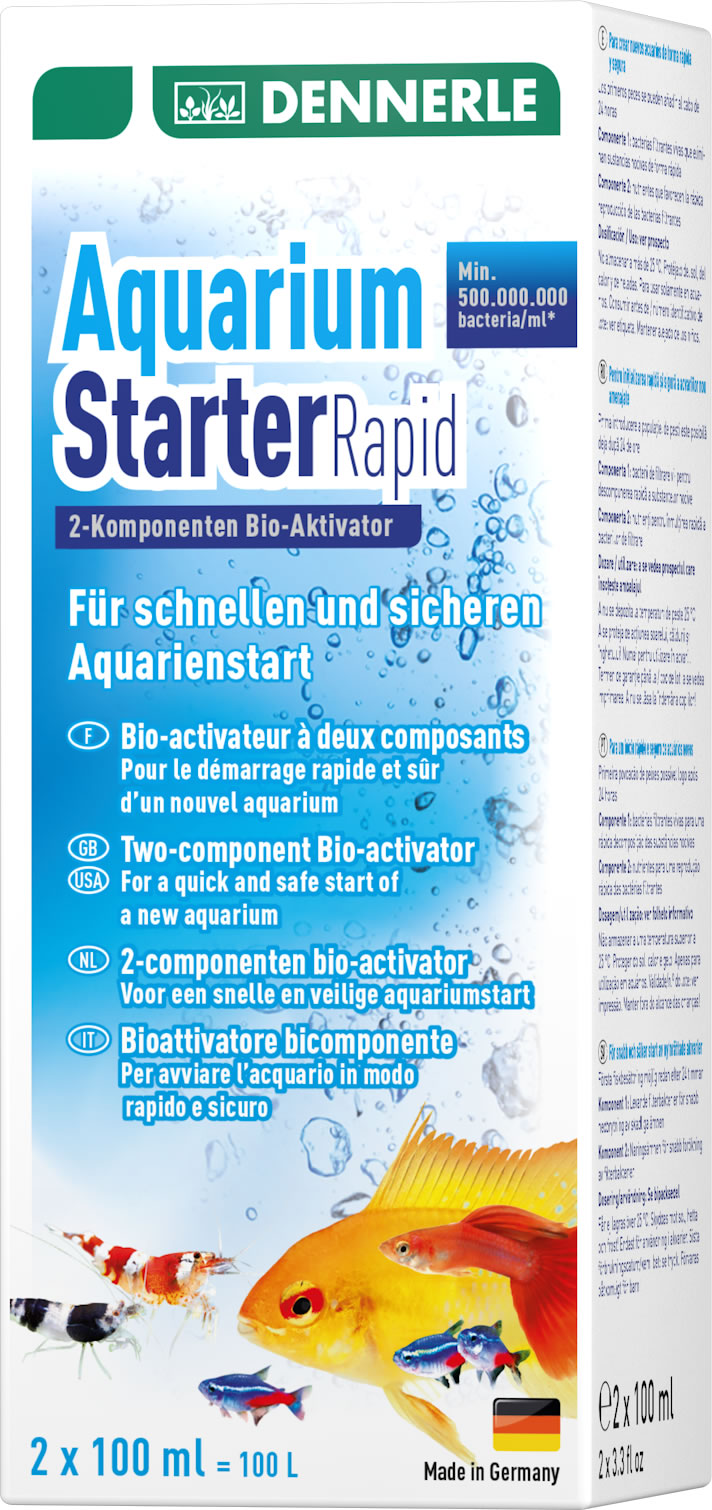 4001615016819 - Dennerle Aquarium Starter Rapid 2x 100 ml