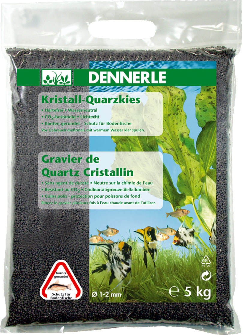 4001615017489 - Dennerle Kristall-Quarzkies Schiefergrau 5 kg