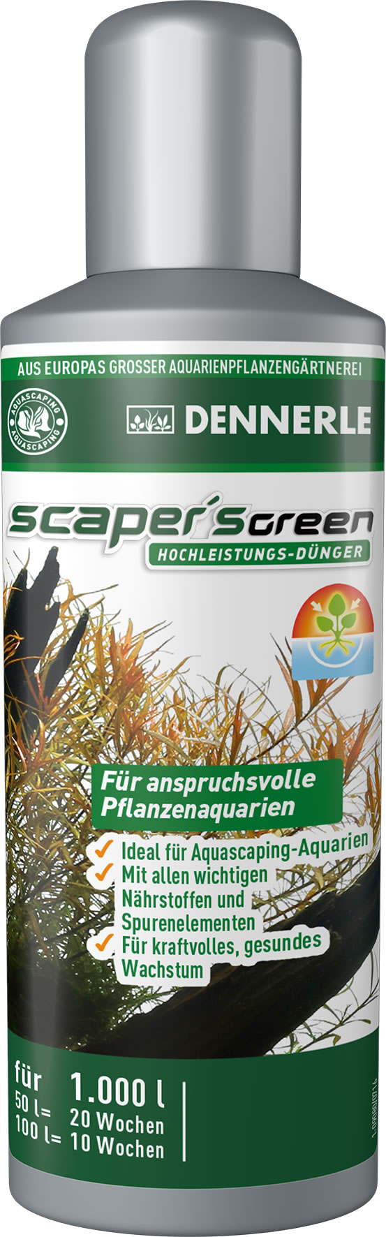 4001615044508 - Dennerle Scapers Green Hochleistungsdünger 100 ml