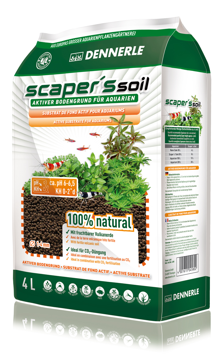 4001615045802 - Dennerle Scapers Soil Bodengrund 4 l