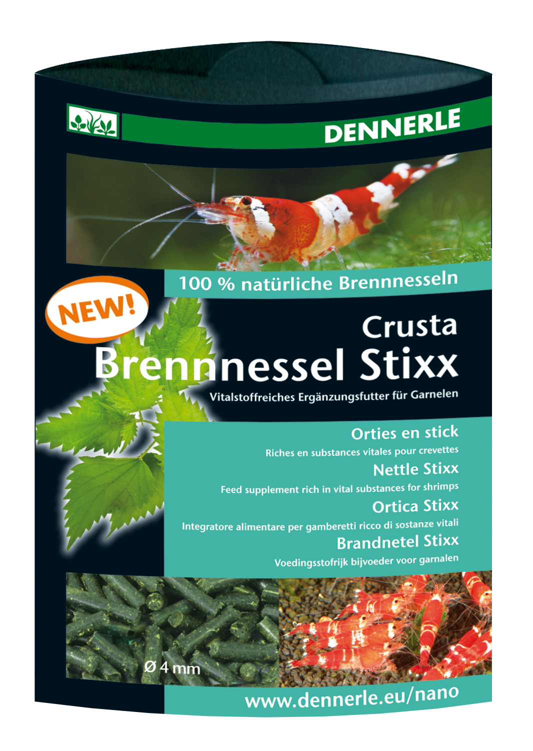 4001615058666 - Dennerle Crusta Brennnessel Stixx - 30 g