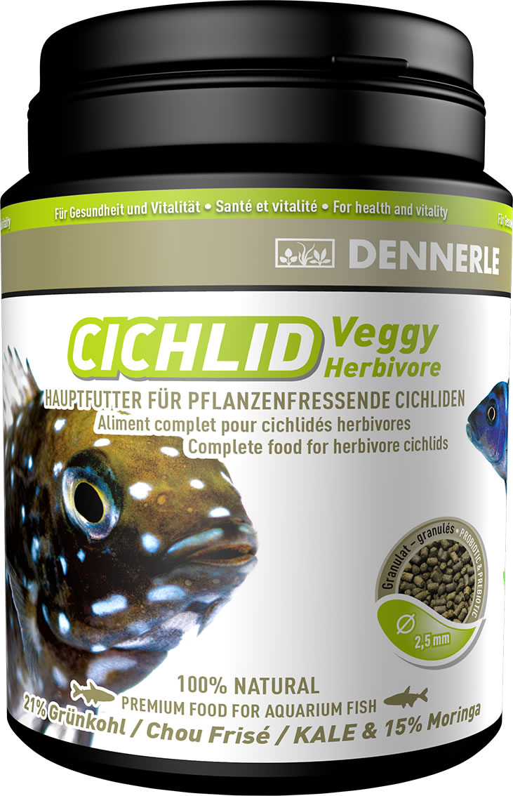 4001615075175 - Dennerle Cichlid Veggy Herbivore 1000 ml