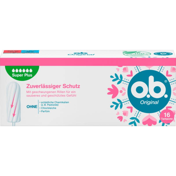 4001683001410 - Tampons Original Super Plus Größe Super Plus für sehr starke Tage 4001683001410 16 Stück