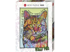 4001689298937 - HEYE Puzzle If Cats Could Talk 1000 Teile