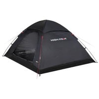 4001690103107 - HIGH PEAK Kuppelzelt Monodome XL 4 Personen Camping Bike Zelt Familienzelt Groß Farbe schwarz