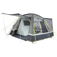 4001690141581 - Buszelt HIGH PEAK Trentino 20 Zelte Gr B H L 280 cm x 210 cm x 370 cm grau Familienzelte