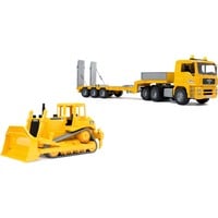 4001702016289 - bruder Modellfahrzeug MAN TGA Tieflader mit Cat Bulldozer